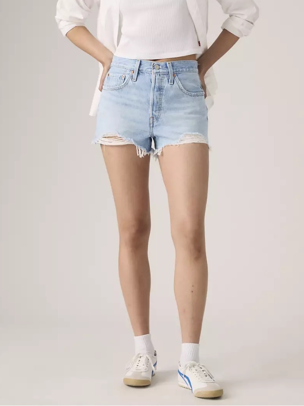 Levi’s 501 high rise shorts size 27